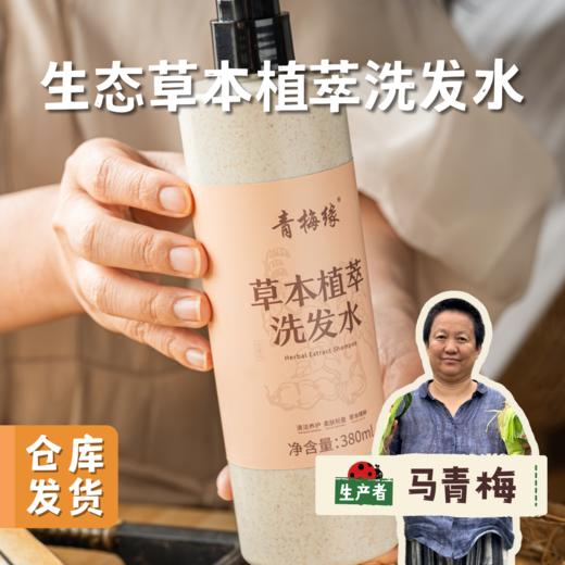 生态草本植萃洗发水 380ml (原植物清养洗头皂液) | 合作农友生产，来自山西太原，生产者：马青梅 ＆【公平贸易农人定价】 商品图0