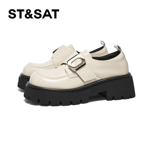 星期六经典学院风搭扣乐福鞋SSD3111003 商品图6