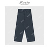 PanYiXiu/潘依绣纸感棉褶皱设计舒适百搭直筒休闲裤 W-63129 商品缩略图2
