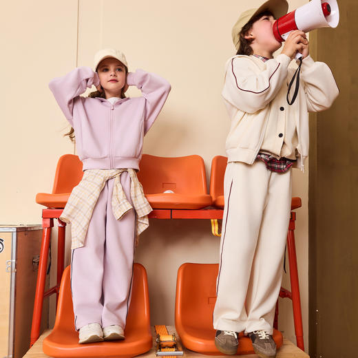 马克珍妮女童休闲运动省心套装2025年秋装新款551727 商品图1