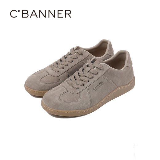 4楼千百度2025秋季复古德训鞋质感牛绒鞋面强韧橡胶底男鞋A25481562 商品图5