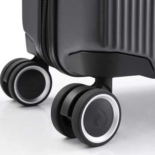 Diplomat外交官 干湿分离简约休闲商务拉杆箱MS-19012-1 铁灰色 20英寸 -适用短途【可登机】 商品图8