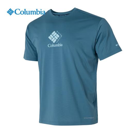 哥伦比亚男式冰感速干短袖T恤AE9642 100/336 商品图3