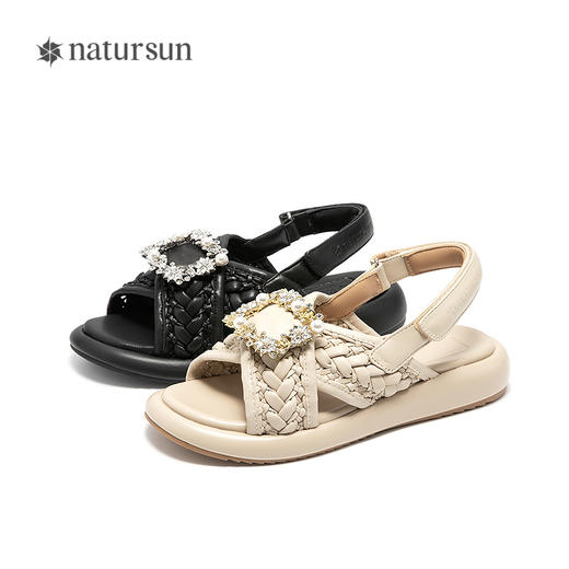 2楼natursun 25年夏季新品 休闲凉鞋 N25331402 商品图4