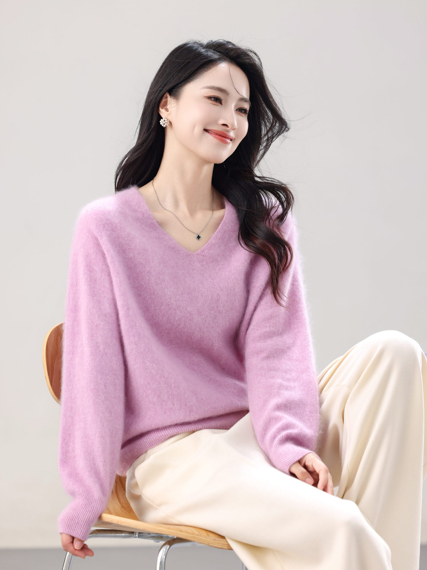 Avann阿曼衣Tasmanian纱线5%羊绒衫拉毛系列