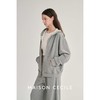 MAISON CECILE 春秋亚麻宽松休闲连帽卫衣外套/松紧腰抽绳长裤 商品缩略图2