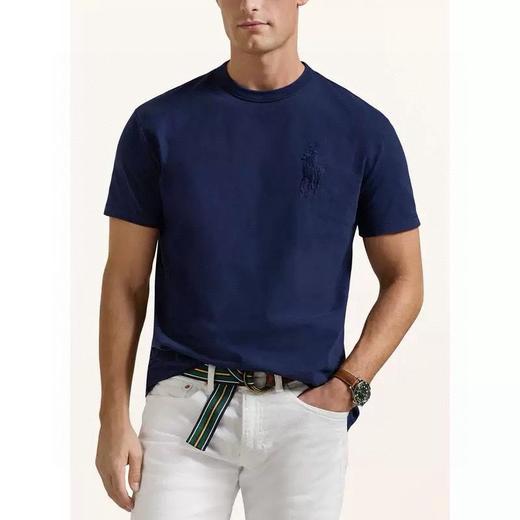 Ralph Lauren/拉夫劳伦25ss同步推出一体色大马刺绣圆领短袖 商品图0