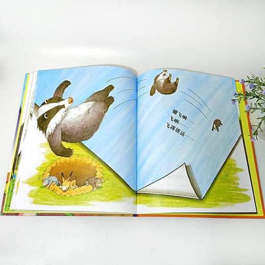 小树苗译丛 獾的美餐  图画故事 儿童早教 学会珍惜故事绘本 亲子共读精装本 3-6岁儿童精装图画书 硬封面 江苏凤凰少年儿童出版社 商品图2