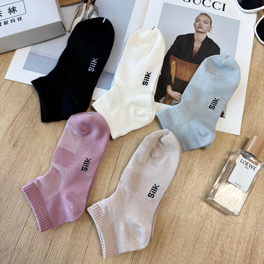 SUNJ8061蚕丝养肤袜 商品图4