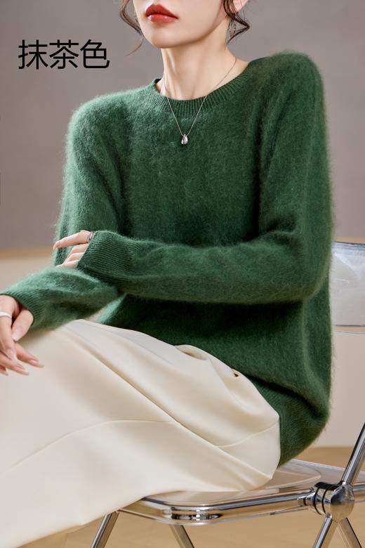 Avann阿曼衣Tasmanian纱线5%羊绒衫拉毛【低圆领】671 商品图6