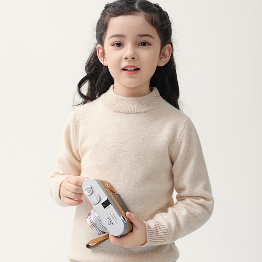 Avann阿曼衣12针半高领儿童羊毛衫MWF01 商品图2