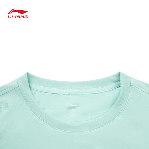 李宁CF溯女子反光速干凉爽防晒宽松短袖T恤ATSV638 商品图6