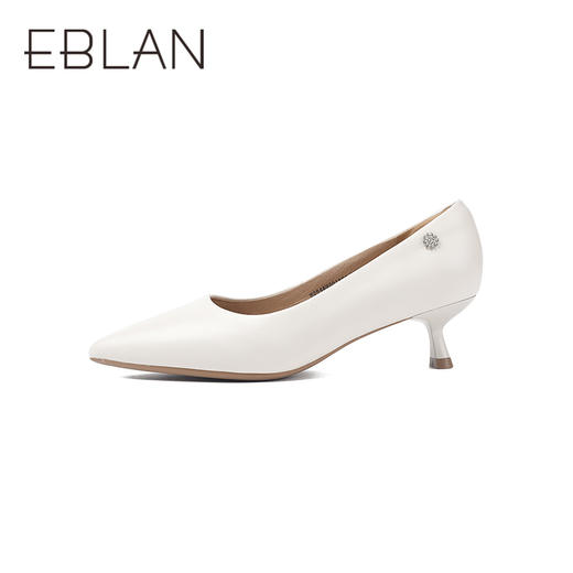 2楼伊伴2025秋季极简素面高跟鞋舒适高度单鞋B25469201 商品图1