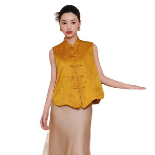 新中式旗袍马甲外搭改良上衣背心年轻款唐装LSH 商品图4