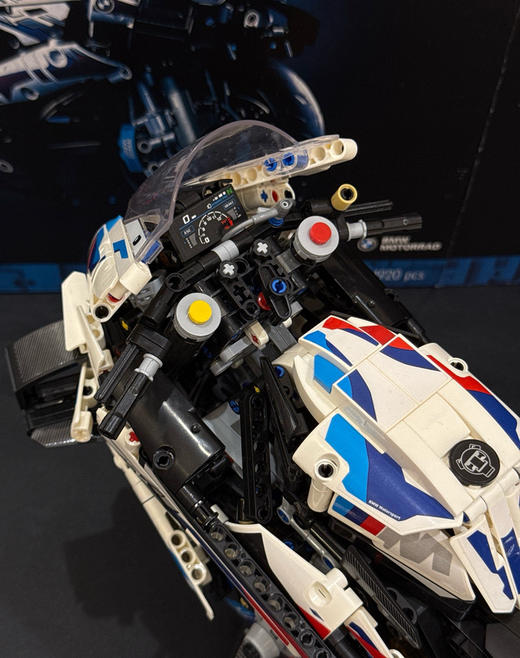 原单版本宝马𝐦𝟏𝟎𝟎𝟎𝐫𝐫乐高积木摩托模型072804 商品图6