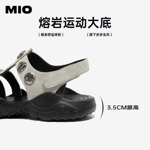 2楼MIO米奥 休闲凉鞋 M253143502 商品图4