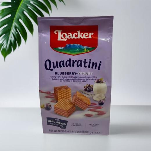 莱家粒粒装威化（蓝莓酸奶味） 110g/袋 商品图0