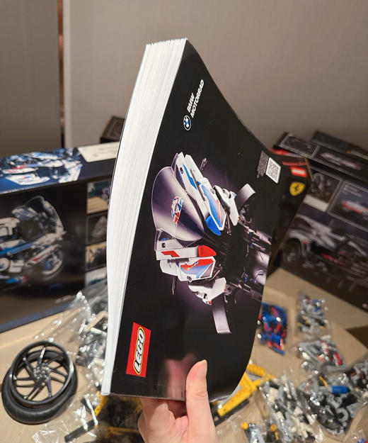 原单版本宝马𝐦𝟏𝟎𝟎𝟎𝐫𝐫乐高积木摩托模型072804 商品图11