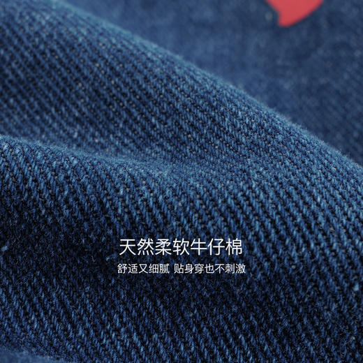 马克珍妮女童爱心小熊纯棉牛仔外套2025年秋装新款551509 商品图4