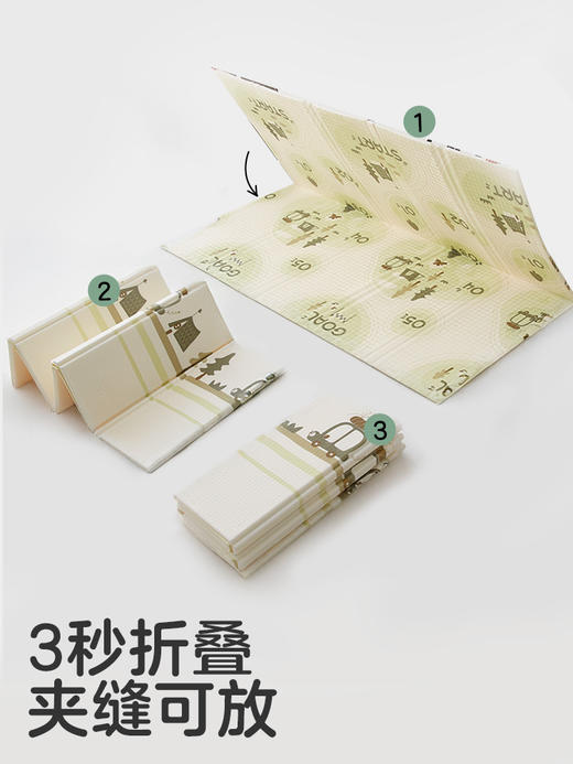 KUB可优比宝宝爬行垫可折叠xpe婴儿加厚爬爬垫儿童家用泡沫垫围栏 商品图4