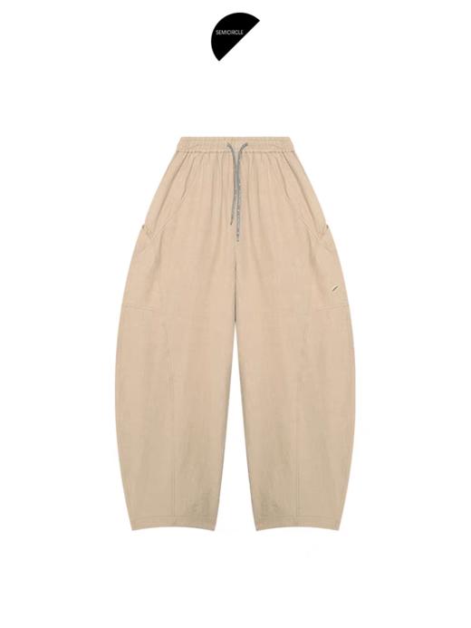 半圆/25113666/汉麻休闲分割感弯刀裤 商品图4