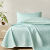 恒源祥素色提花凉席三件套可机洗凉感冰丝席空调席软席子宿舍(竹影） 商品缩略图1