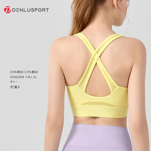 爆款欧美性感美背交叉吊带运动透气高强度防震上衣  DY66208 商品图10