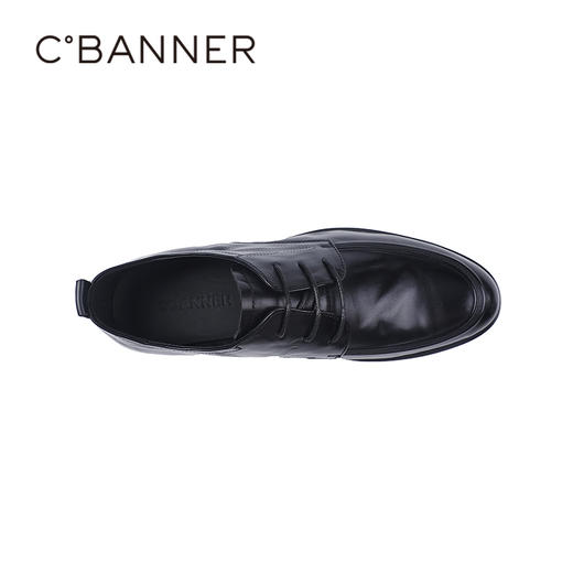 4楼千百度2025秋季男单鞋防滑橡胶底真皮鞋垫商务正装A25425804 商品图2