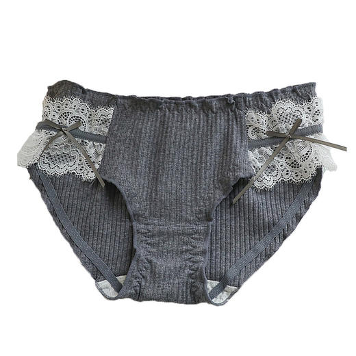 【3条装更划算】蝴蝶结无痕纯棉少女内裤  日系蕾丝蝴蝶结内裤✨低腰冰丝触感，性感无痕更贴心！快来解锁你的甜美魅力吧💕 商品图4