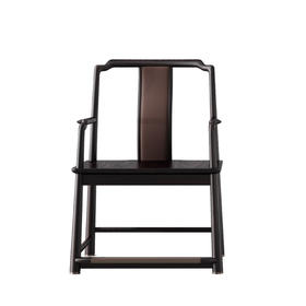 【新中式-中堂椅KD-Y-T5417】黑檀/客厅/茶室/堂椅