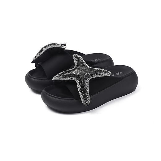 2楼伊伴2025夏季新款潮流舒适女时尚休闲鞋B25352301 商品图5