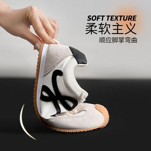 ZHR则则头层猪皮透气软底阿甘鞋女春秋款多巴胺德训鞋百搭休闲鞋 商品图2