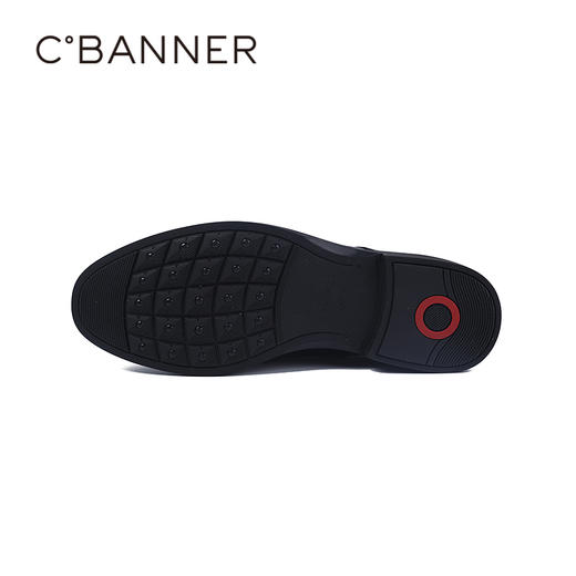 4楼千百度2025秋季男单鞋防滑橡胶底真皮鞋垫商务正装A25425803 商品图3