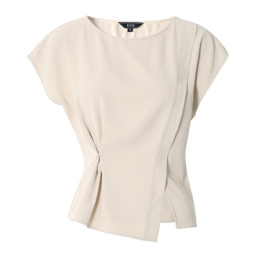 EITIE爱特爱夏季新款设计感小众修身气质小上衣7813507 商品图5