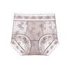 雀说 【4条】内裤女蕾丝中高腰收腹山茶花香氛10A抗菌桑蚕丝加长裆轻薄三角裤MZ8010-9 商品缩略图9
