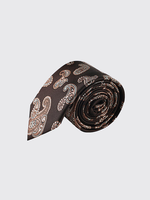 callisto咖色桑蚕丝领带 商品图1