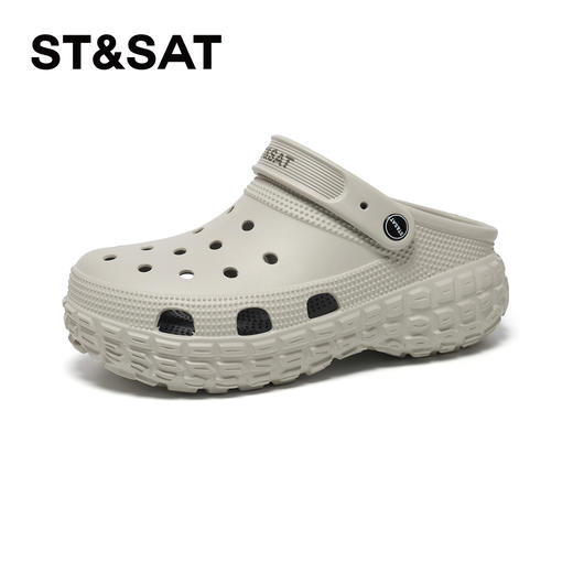 星期六男士休闲透气厚底防滑沙滩凉拖鞋SSD2120F5F 商品图0