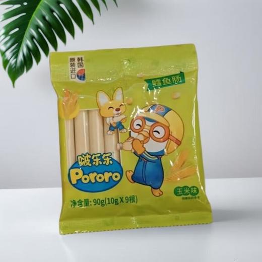 啵乐乐玉米味鳕鱼肠 90g/袋 商品图0
