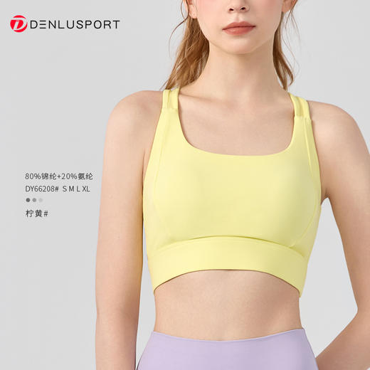 爆款欧美性感美背交叉吊带运动透气高强度防震上衣  DY66208 商品图9