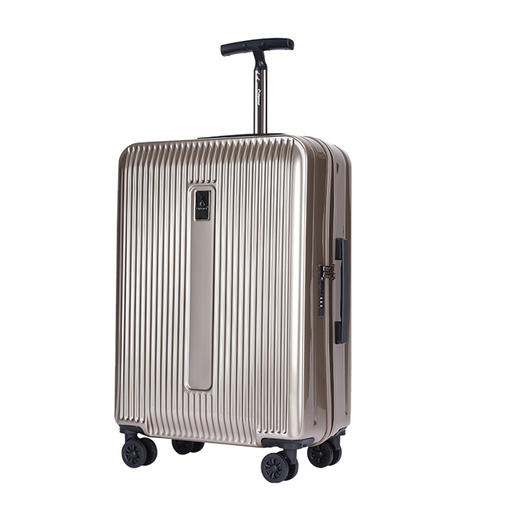 Diplomat外交官行李箱登机旅行T型时尚拉杆箱密码箱HM-23102/23103 象牙金 20/24英寸 【可登机】 商品图2