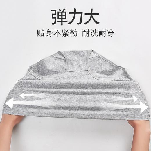 丁摩 【3条装】高腰女士内裤女100%纯棉收腹全棉裆抗菌透气三角短裤大码提臀红色胖5ZF-1100 商品图1