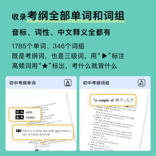2026年上海市初中英语考纲词汇手册便携版 商品图3