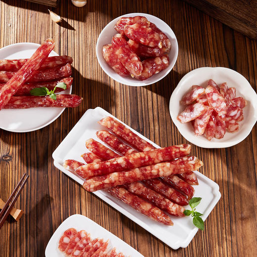 深圳手信 五丰喜上喜三宝腊肠礼盒 900g 商品图2