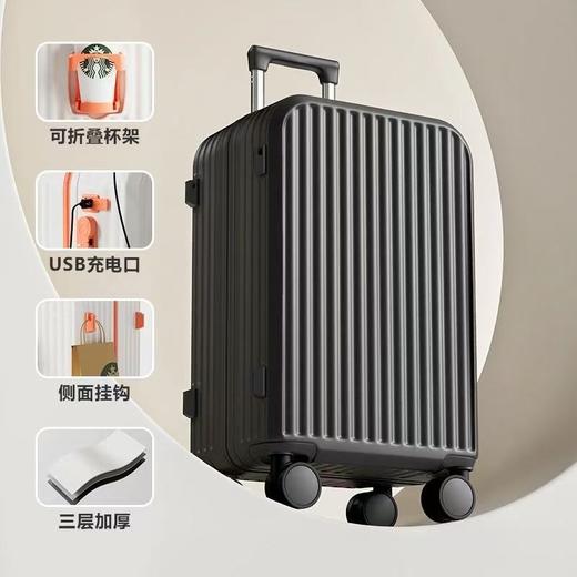 【YW】无忧购【开学好物】学生高颜值结实耐用万向静音轮密码行李箱（截单后3-5天发货) 商品图2