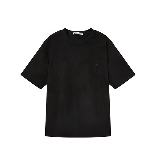 NPC潮牌夏新款仿麂皮绒短袖T恤简约潮流上衣NP33TE23 商品图4