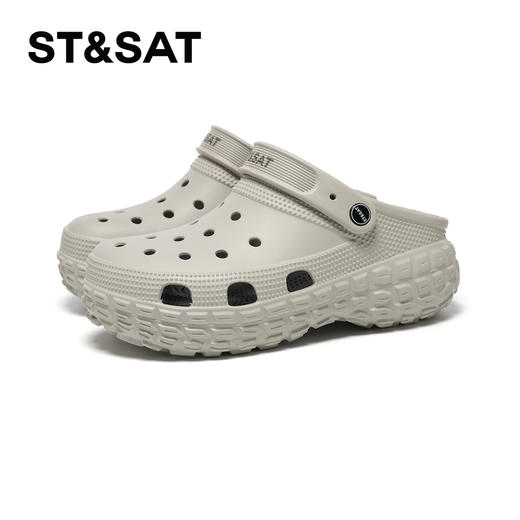 星期六男士休闲透气厚底防滑沙滩凉拖鞋SSD2120F5F 商品图1