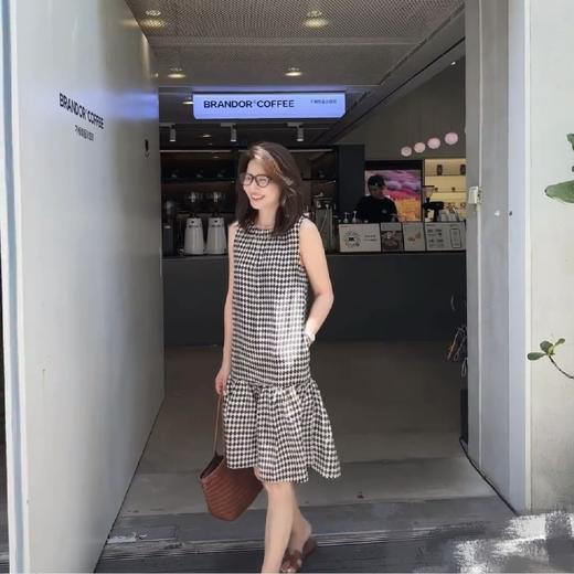 【à perles】Max*几何 真丝印花连衣裙 商品图0