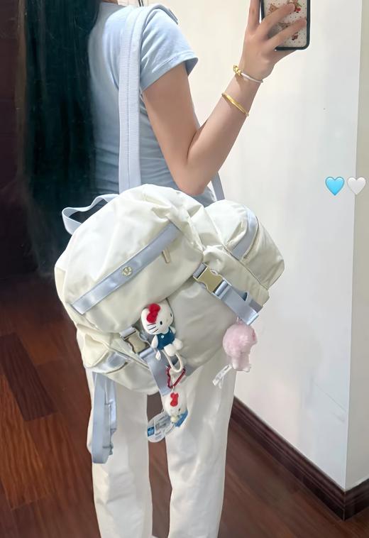 原单lulu销量王男女同款防水刘亦菲同款双肩包 商品图0