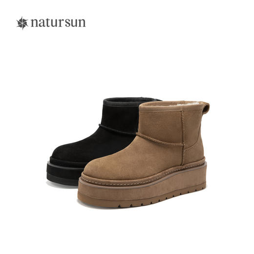 2楼natursun24冬季新品时装靴N24732526 商品图4