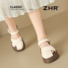 ZHR则则厚底罗马凉鞋女2025新款夏季松糕底女鞋超软舒适包头凉鞋 商品缩略图6